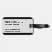 Heiraten Sie einen Brasilianer - Brasilien Glück Gepäckanhänger (Rückseite horizontal)