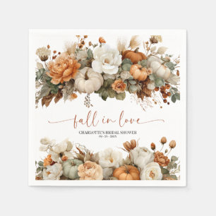Heiraten Sie im Herbst Brautparty Serviette