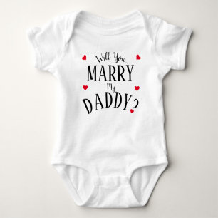 Heiraten Sie meinen Papa? Baby Bodysuit Baby Strampler