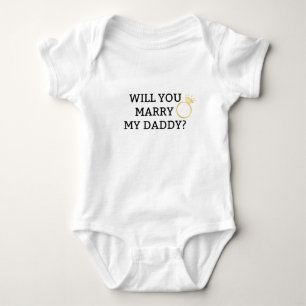 Heiraten Sie meinen Papa? Baby Bodysuit Strampler