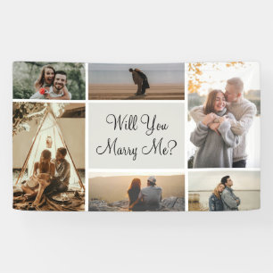 Heiraten Sie mich? 6 Vorschlag für eine FotoColl Banner