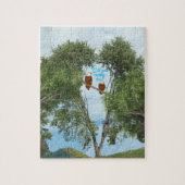 Heiraten Sie mich, Adler in der Liebe, Puzzle aus  (Vertikal)