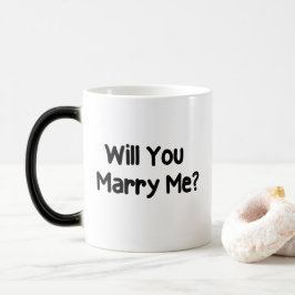 Heiraten Sie mich Antrag Verwandlungstasse