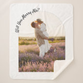 Heiraten Sie mich? Arted Foto Sherpadecke (Vorderseite)