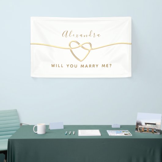 Heiraten Sie mich? Banner (Messeveranstaltung)