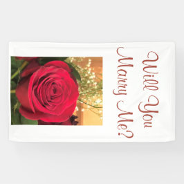 Heiraten Sie mich? Banner