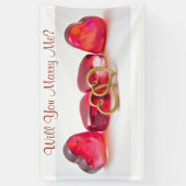 Heiraten Sie mich? Banner (Vertikal)