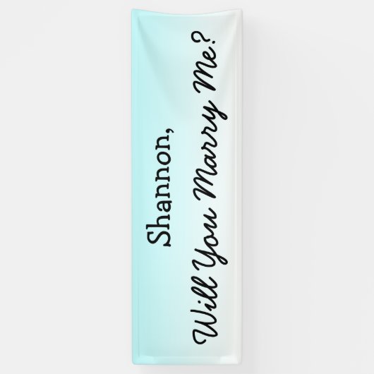 Heiraten Sie mich? Banner (Vertikal)