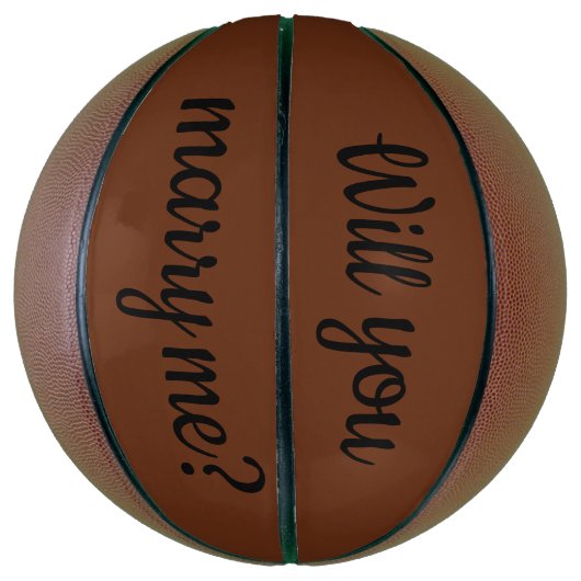 Heiraten Sie mich? Basketball (Vertikal)