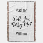 Heiraten Sie mich Blanket Vorschlag Decke (Vorderseite Vertikal)