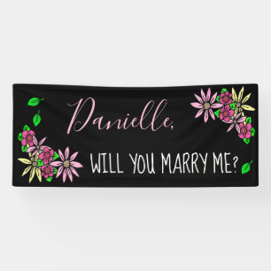 Heiraten Sie mich, Bloral Banner