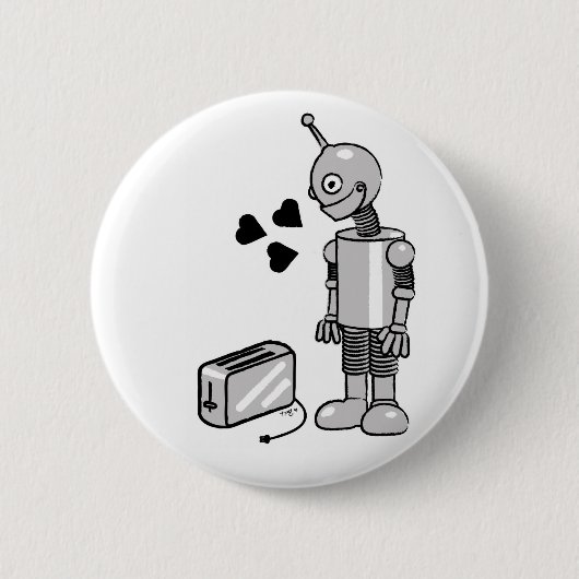 Heiraten Sie mich? Button (Vorderseite)