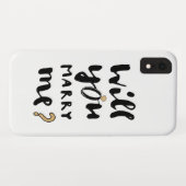 Heiraten Sie mich? Case-Mate iPhone Hülle (Rückseite (Horizontal))