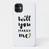 Heiraten Sie mich? Case-Mate iPhone Hülle (Rückseite)