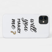 Heiraten Sie mich? Case-Mate iPhone Hülle (Rückseite (Horizontal))