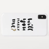 Heiraten Sie mich? Case-Mate iPhone Hülle (Rückseite (Horizontal))