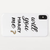 Heiraten Sie mich? Case-Mate iPhone Hülle (Rückseite (Horizontal))