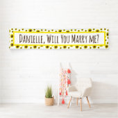 Heiraten Sie mich, das Heiratsverbot für Sonnenblu Banner (Insitu)