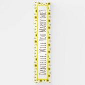 Heiraten Sie mich, das Heiratsverbot für Sonnenblu Banner (Vertikal)