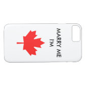 HEIRATEN Sie MICH, den ich KANADISCHER Case-Mate iPhone Hülle (Rückseite (Horizontal))