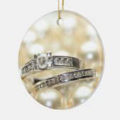 Heiraten Sie mich? Diamantring Keramikornament (Links)
