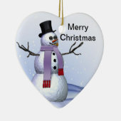 Heiraten Sie mich frohe Weihnacht-Verzierung Keramikornament (Rechts)