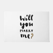 Heiraten Sie mich? Fußmatte (Vorderseite)