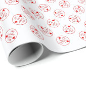 Heiraten Sie mich? Geschenkpapier (Rolleneckpunkt)