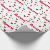 Heiraten Sie mich? Geschenkpapier (Ecke)