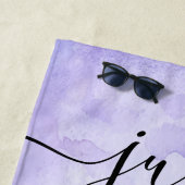 Heiraten Sie mich? Hochzeitsvorschlag Strandtuch (Beispiel)