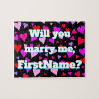 "Heiraten Sie mich" + Individueller Name +