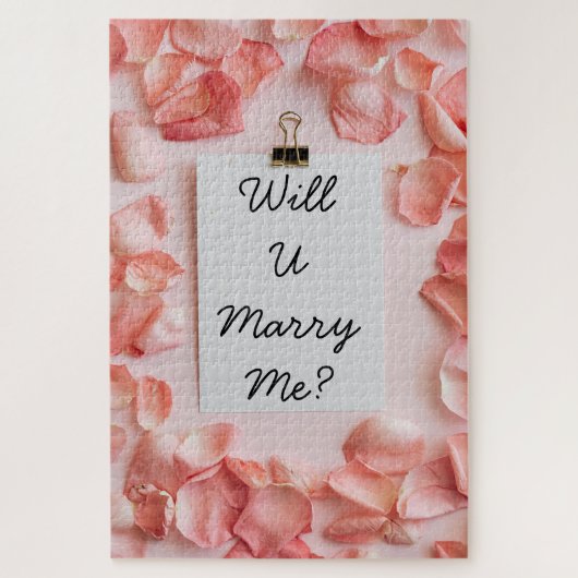 "Heiraten Sie mich?" Jigsaw Puzzle (Vertikal)