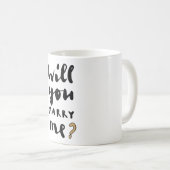 Heiraten Sie mich? Kaffeetasse (VorderseiteRechts)