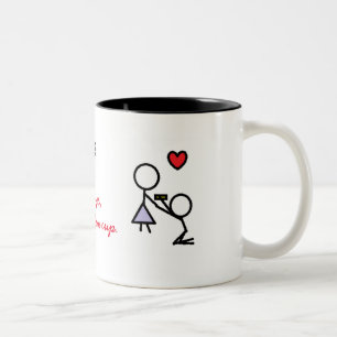 Heiraten Sie mich Kaffeetasse
