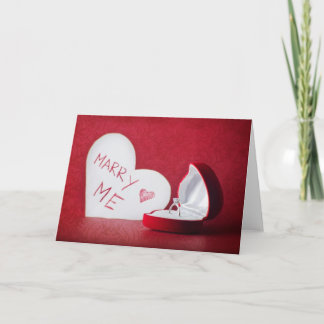 Heiraten Sie mich Karte
