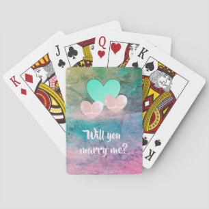 Heiraten Sie mich? Karten von dalDesignNZ Spielkarten
