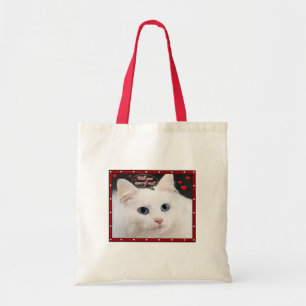 Heiraten Sie mich Kitty auf einer kleinen Tragetasche