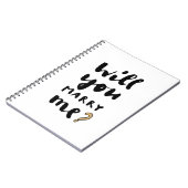 Heiraten Sie mich? Notizblock (Linke Seite)