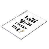 Heiraten Sie mich? Notizblock (Linke Seite)