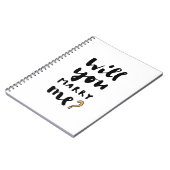 Heiraten Sie mich? Notizblock (Linke Seite)