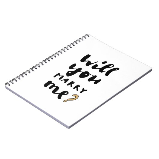 Heiraten Sie mich? Notizblock (Linke Seite)