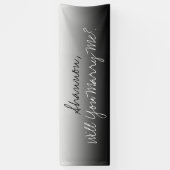 Heiraten Sie mich, Ombre Banner (Vertikal)