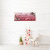 Heiraten Sie mich, Ombre Banner (Insitu)