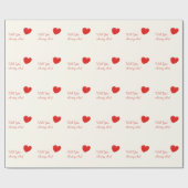 heiraten Sie mich Packpapier (Flach)