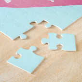 Heiraten Sie mich? Pink Fade Heart Puzzle (Seite)