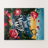 Heiraten Sie mich? Puzzle (Horizontal)