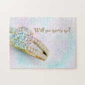 Heiraten Sie mich - Puzzlespiel Puzzle (Horizontal)