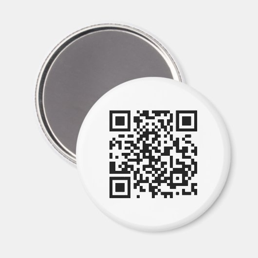 Heiraten Sie mich? QR-Code Magnet (Vorderseite/Rückseite)