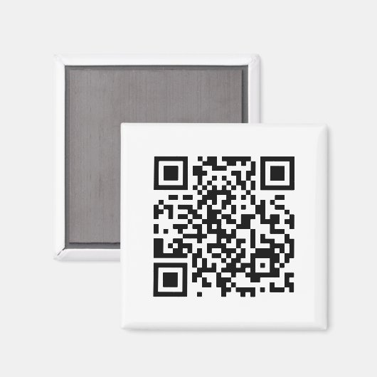 Heiraten Sie mich? QR-Code Magnet (Vorderseite/Rückseite)