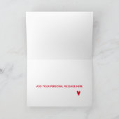 Heiraten Sie mich? Romantische Script Typografie R Karte (Innenseite)